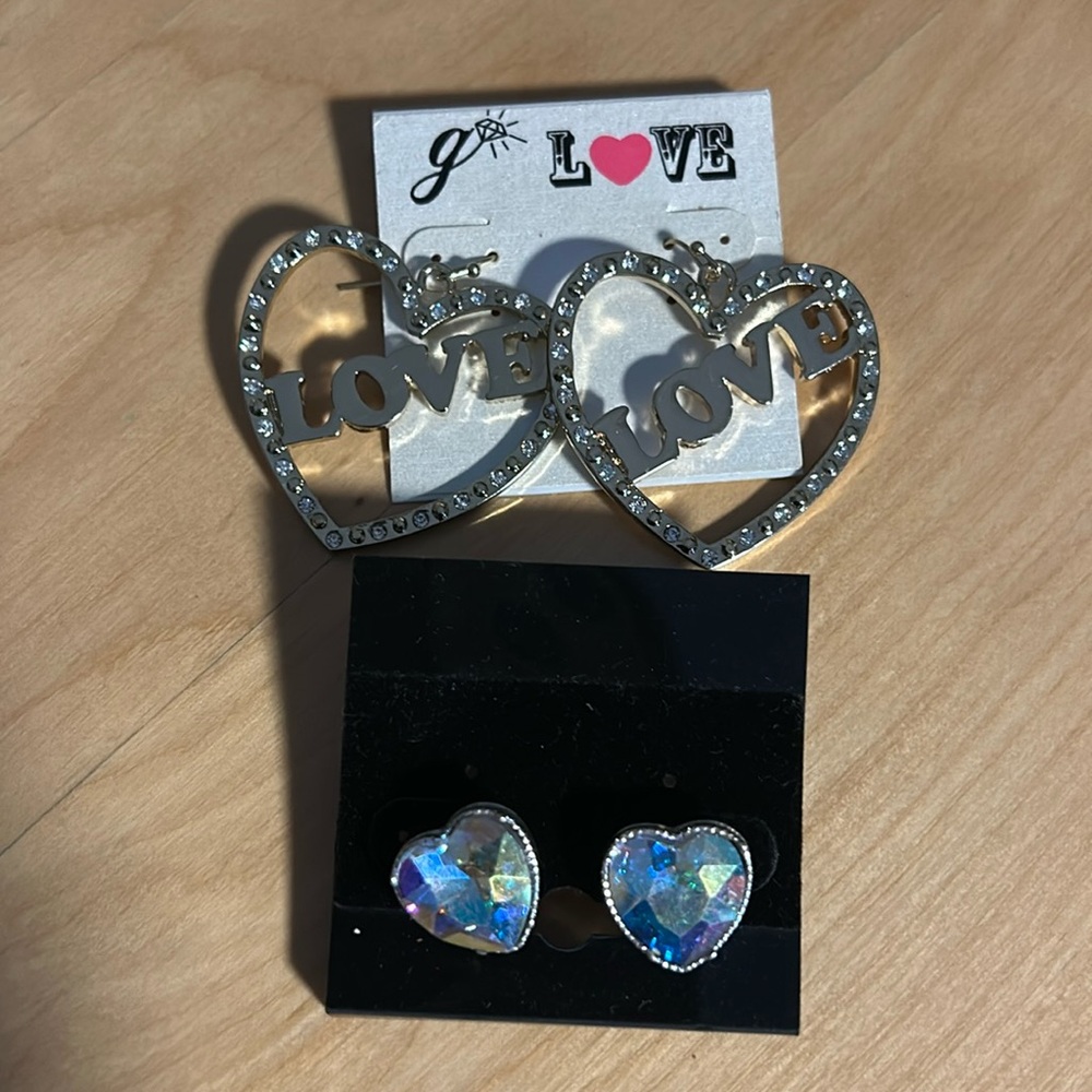 Heart earrings